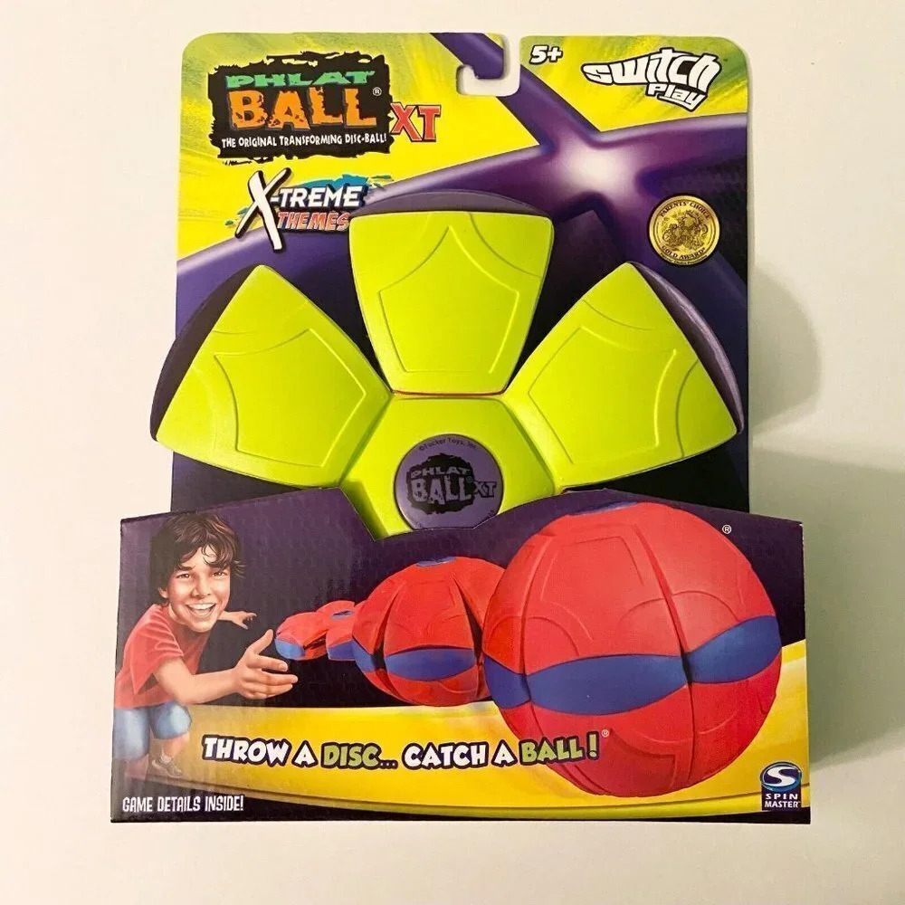 Phlat Ball XT Throw a Disc Catch a  Ball Transforming Disc Ball Tucker Toys